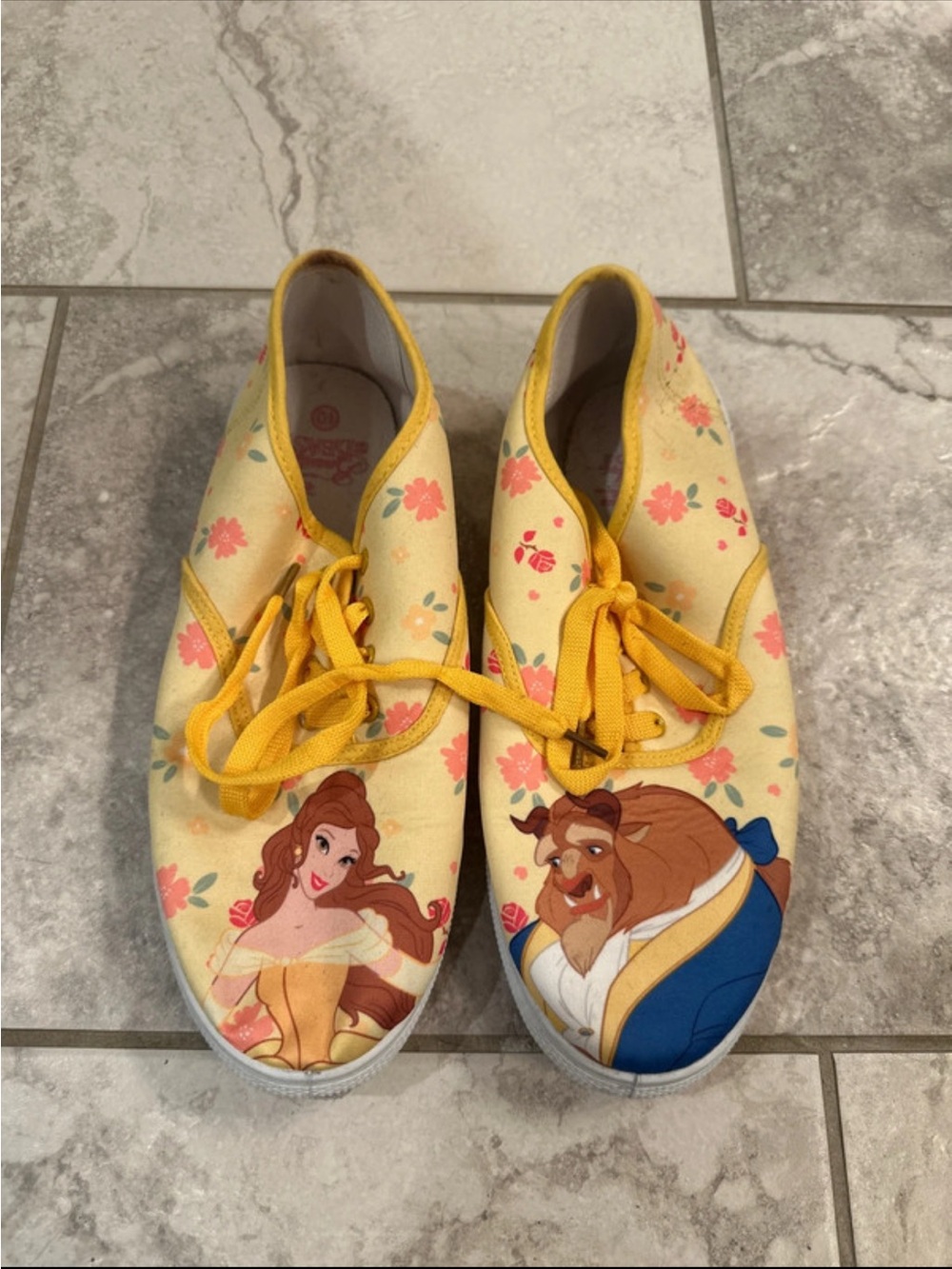 Hot Topic Disney Beauty and the Beast Sneakers